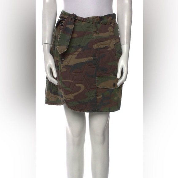Marissa Webb Katrina quilted camo mini skirt - Picture 4 of 7